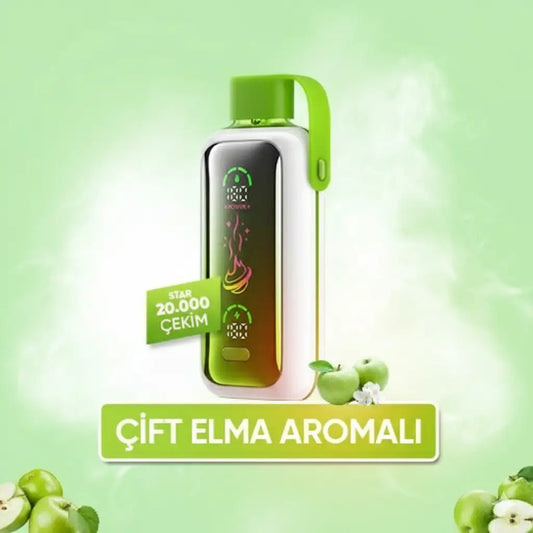 Vozol 20000 Puff - Double Apple Ice - Star